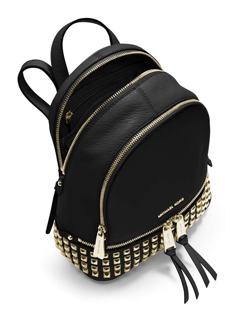 black michael kors back pack|michael kors women backpack.